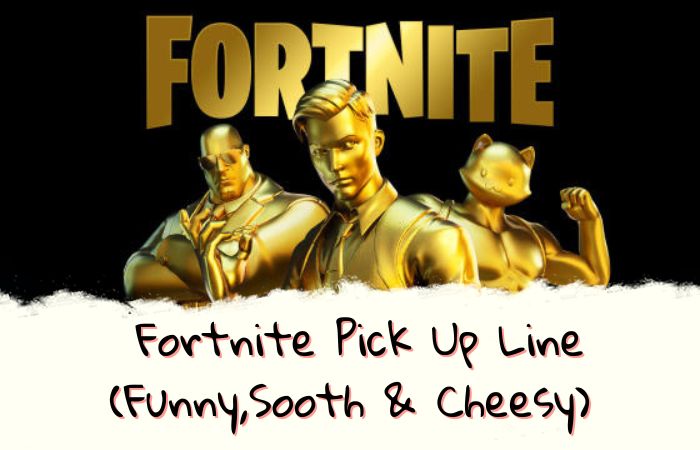 200 Best Fortnite Pick Up Line (Funny,Sooth & Cheesy)