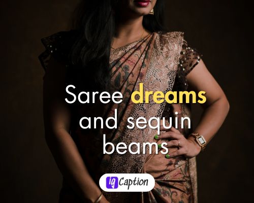 Saree Captions for Instagram