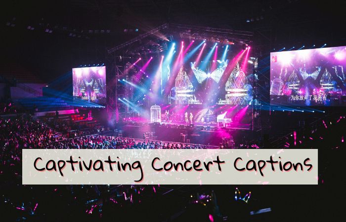 Captivating Concert Captions